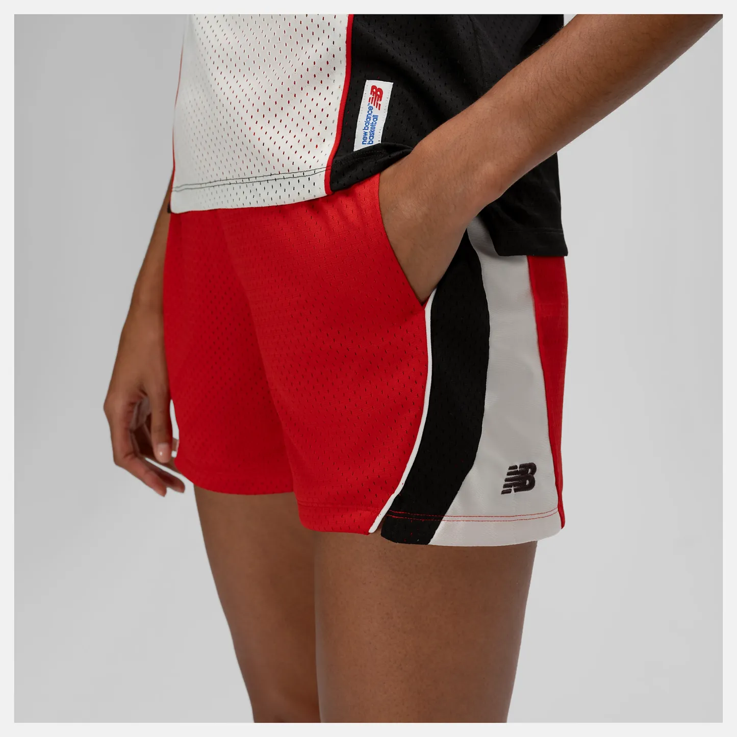 New Balance Basketball Performance Mesh Short, WB61O09QTRE