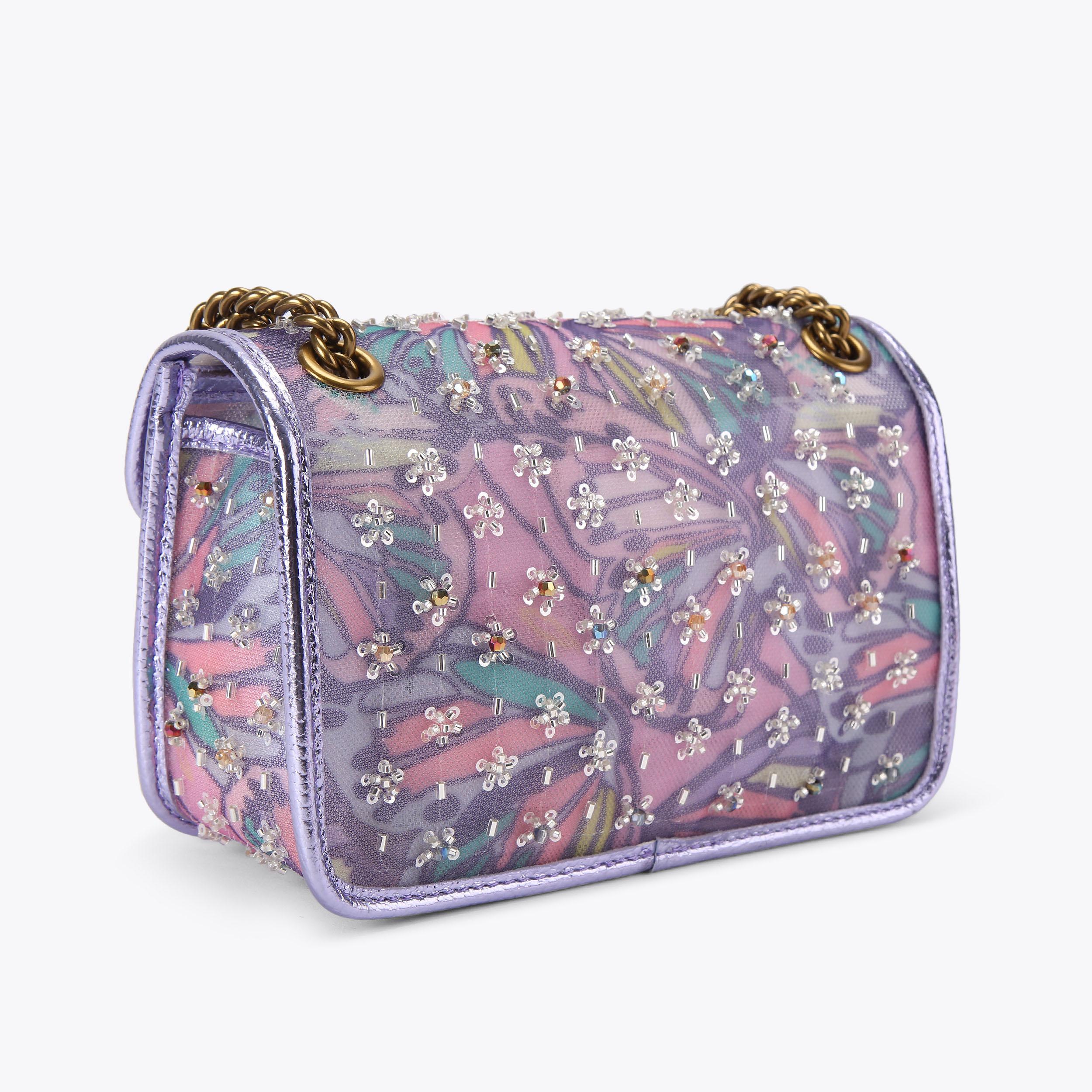 Kurt Geiger London Mini Kensington Butterfly Bag - Purple - view 4