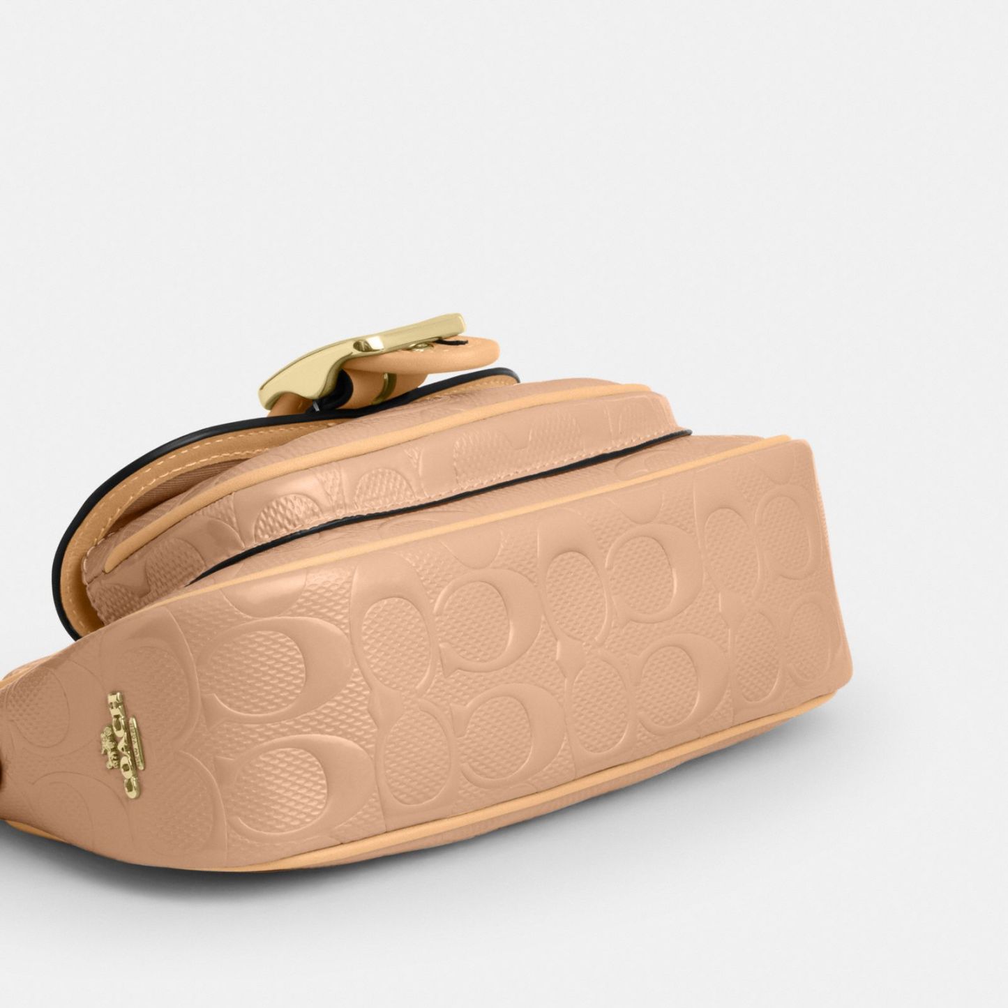 Ashton Mini Shoulder Bag In Signature Leather - Gold/Faded Blush - view 6