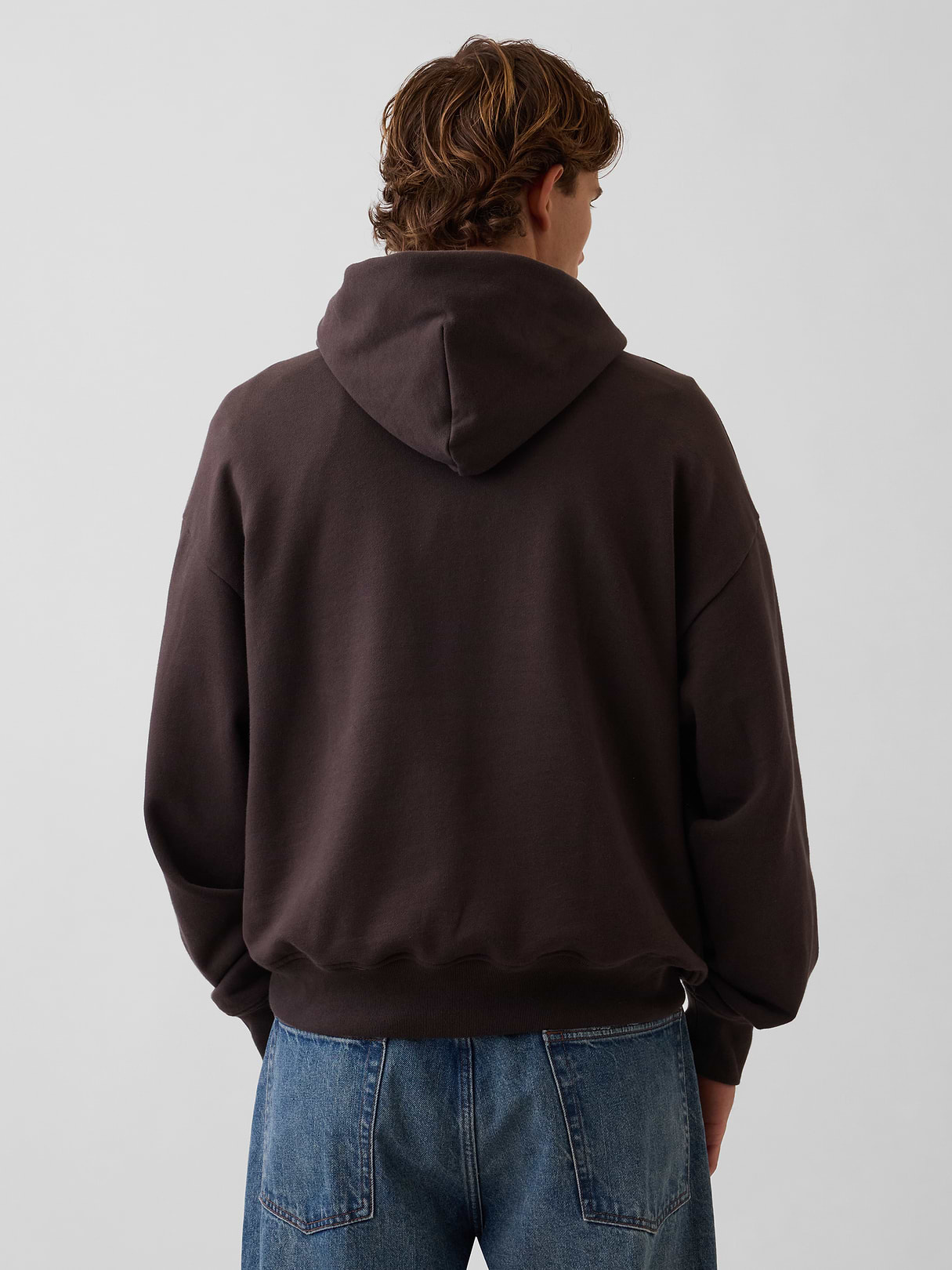 Adult Heavyweight Oversized Hoodie - Terra brown