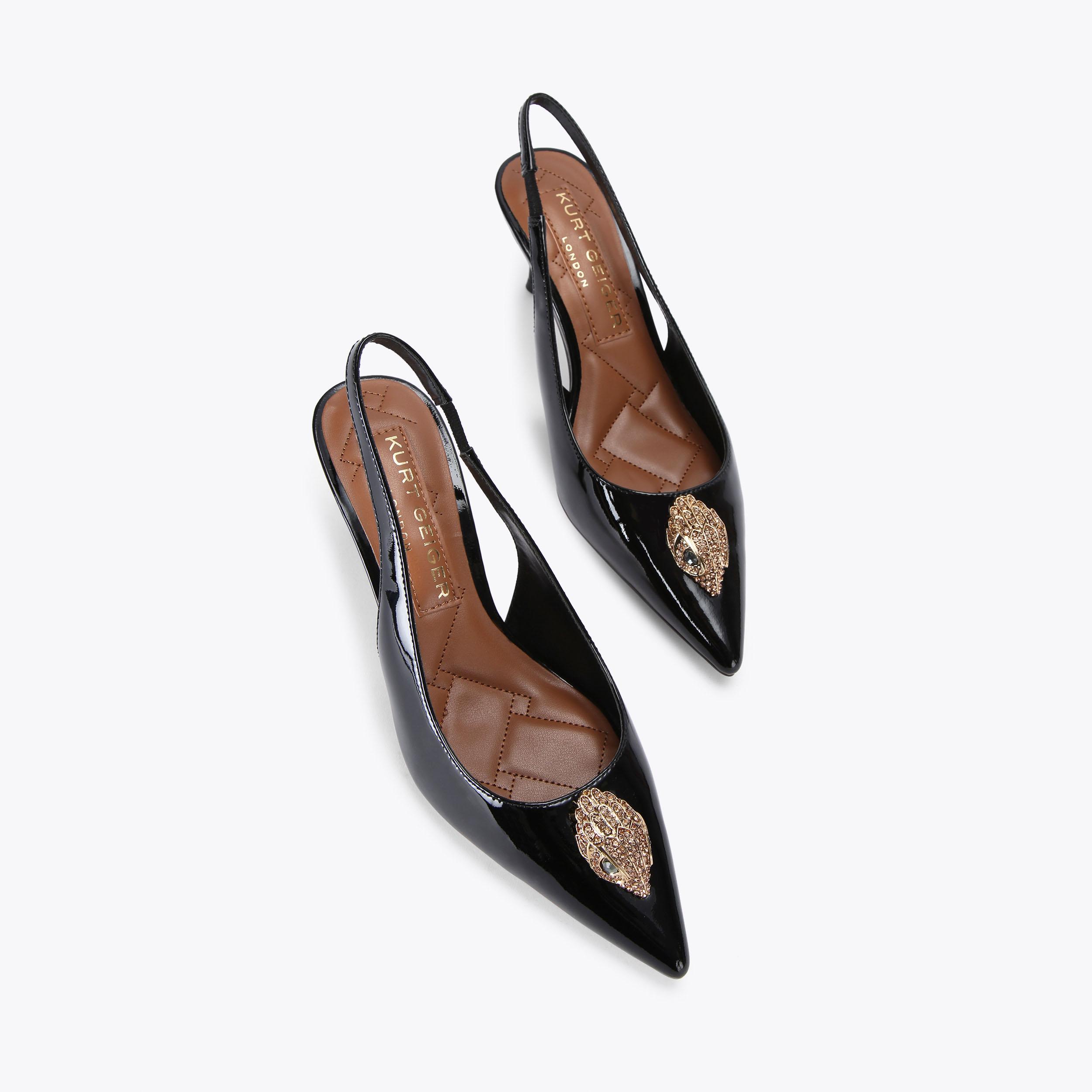 Kurt Geiger London Belgravia Sling Back Heel - Black - view 3