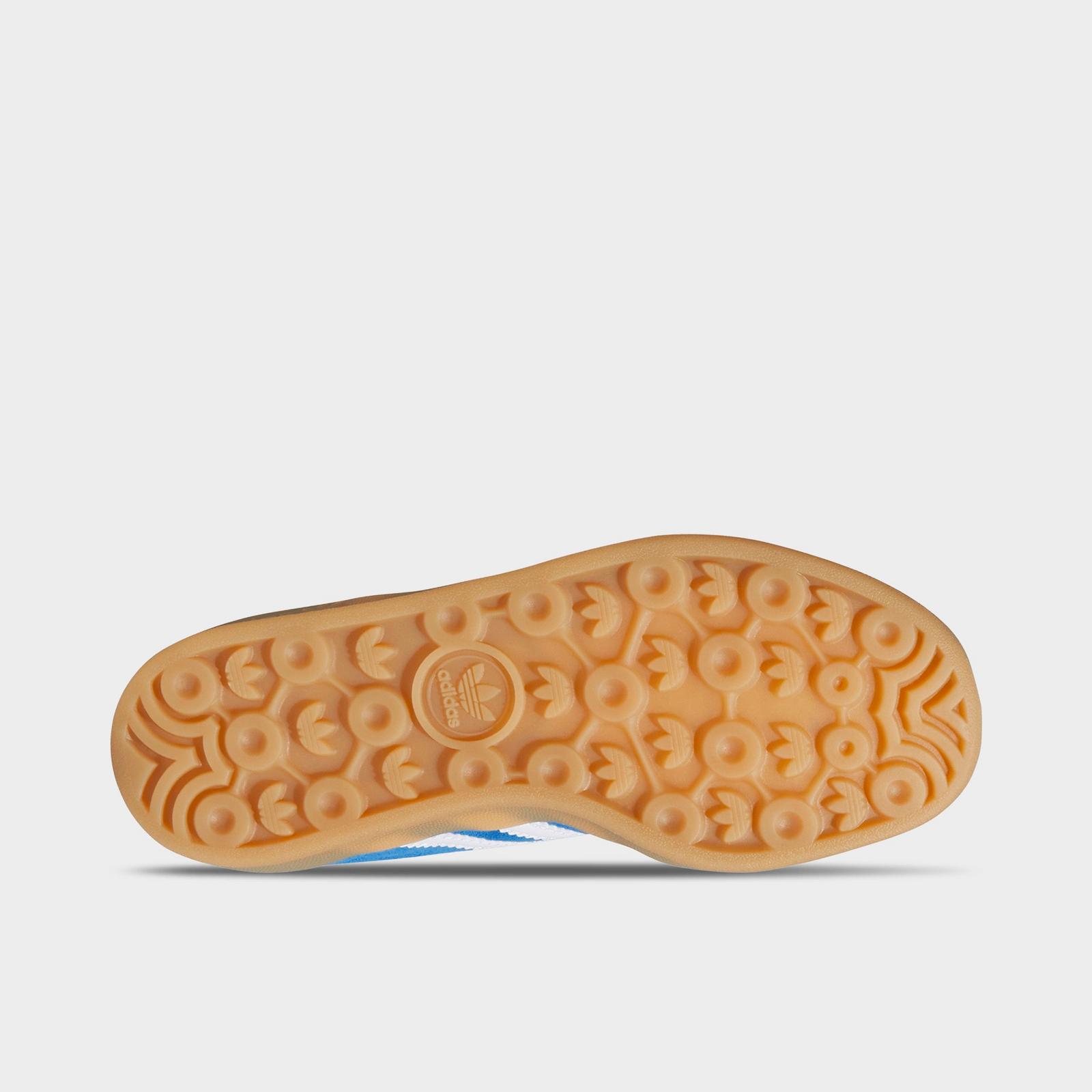 Little Kids' adidas Originals Gazelle Indoor Casual Shoes - Blue Bird/Cloud White/Gum - view 6