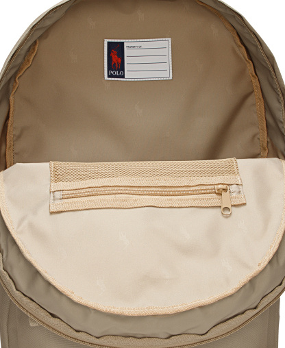 Polo Ralph Lauren Boys' and Girls' Embroidered Pony Color Backpack - Vintage Khaki