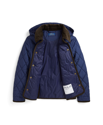 Polo Ralph Lauren Boys' 8-20 Hooded Barn Jacket - Newport Navy