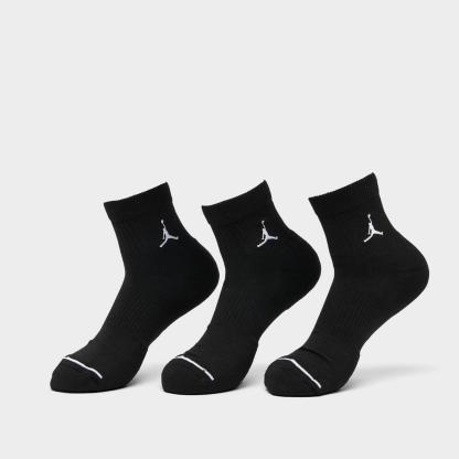 Jordan Everyday Ankle Socks (3-Pack) - Black/White - view 1