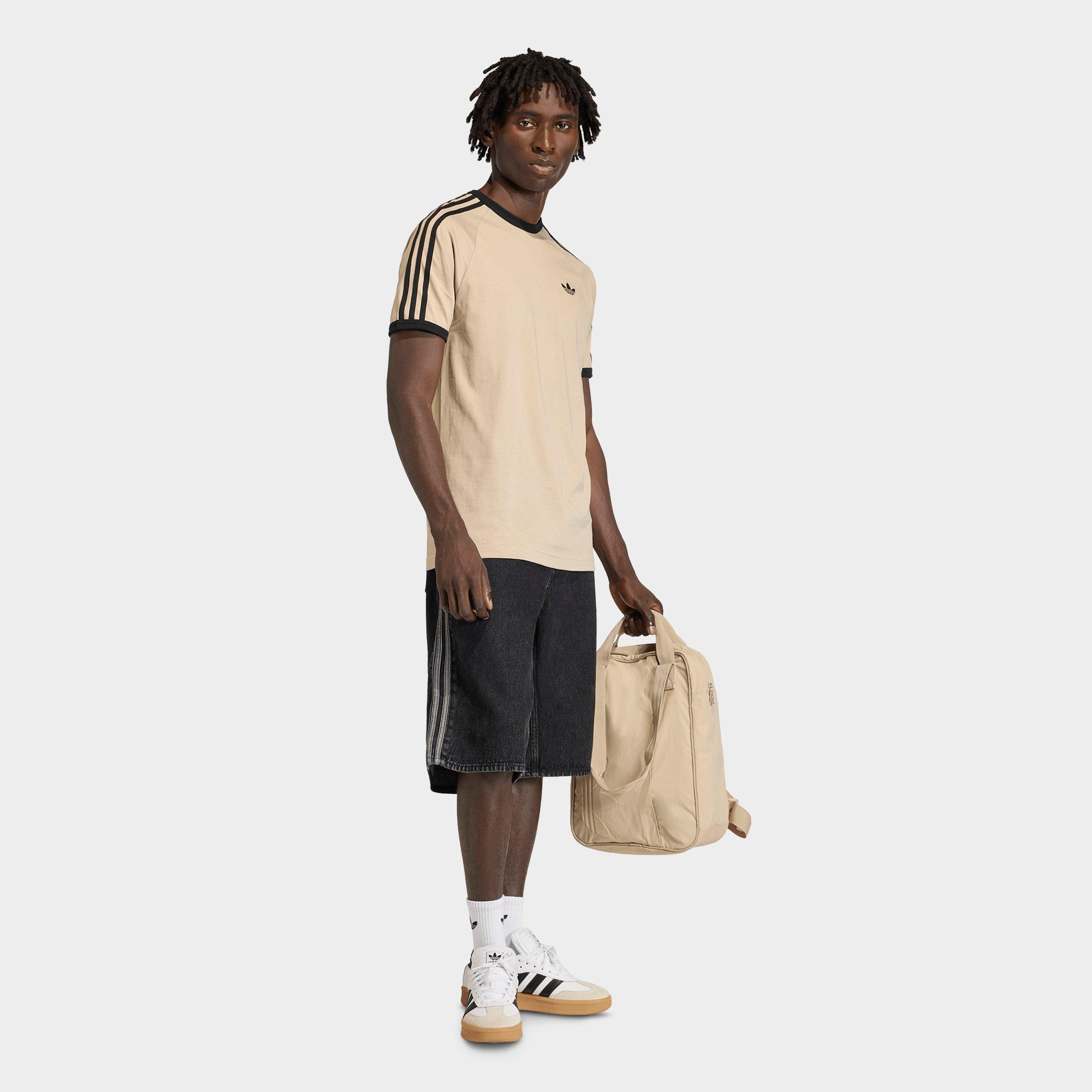 Men's adidas Originals Firebird Adicolor Denim Shorts - True Black Denim