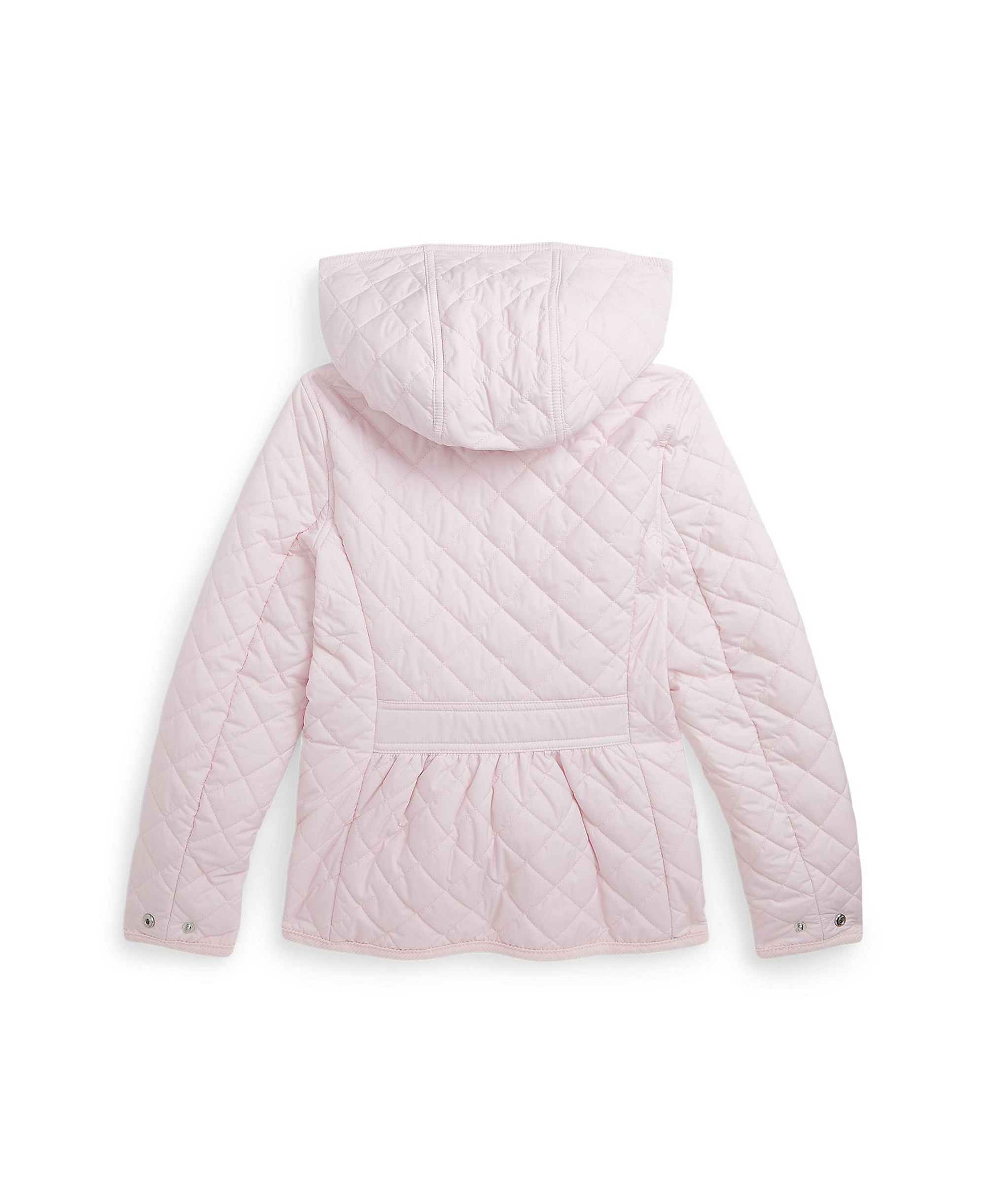 Polo Ralph Lauren Big Girls Quilted Barn Jacket - Hint Of Pink