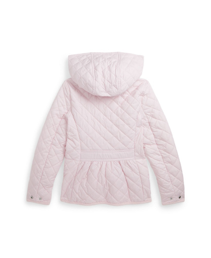 Polo Ralph Lauren Big Girls Quilted Barn Jacket - Hint Of Pink
