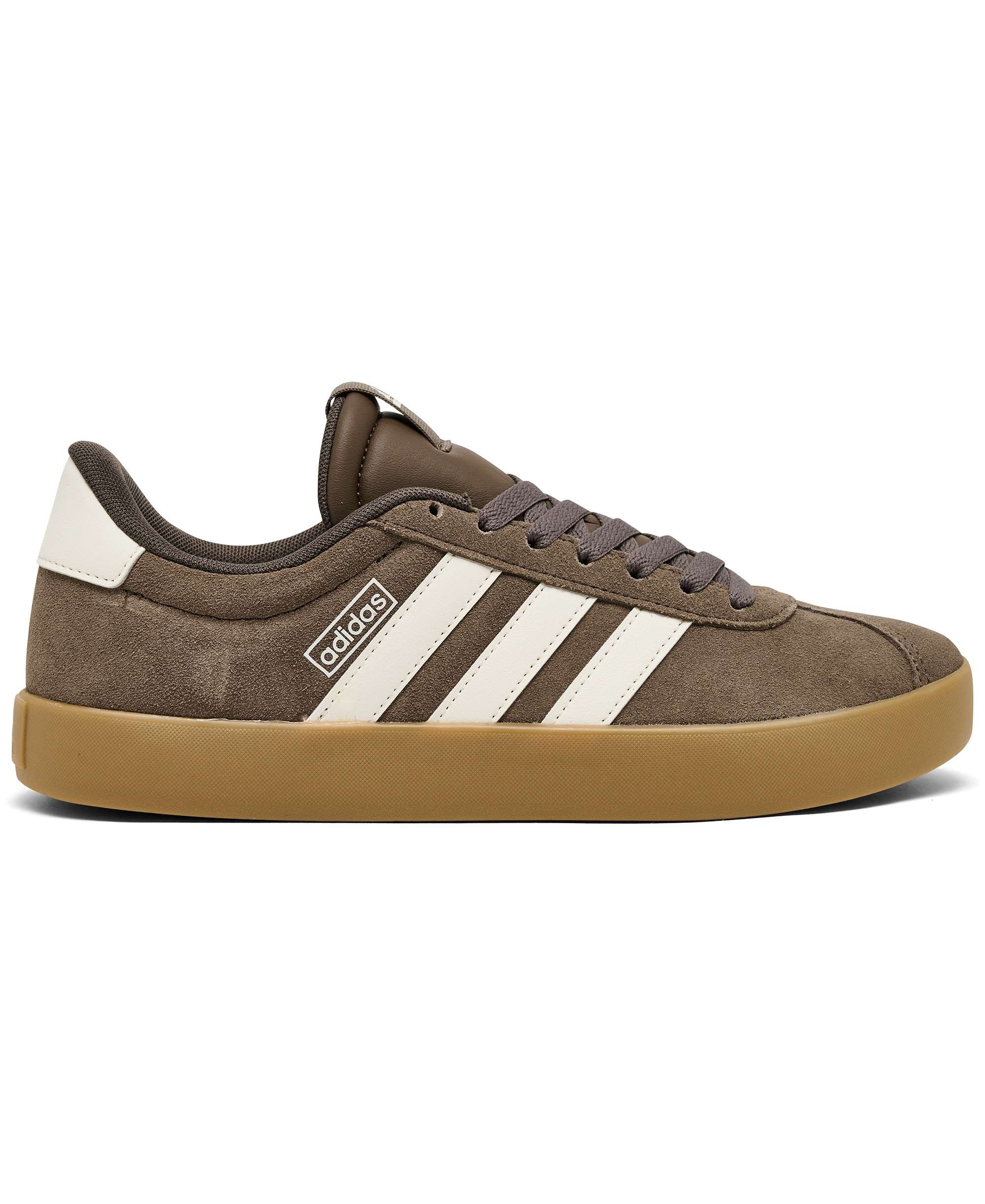 adidas Women's VL Court 3.0 Casual Sneakers from Finish Line - Earth, White, Gum