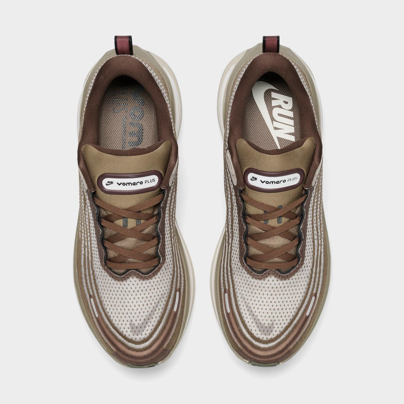 Men's Nike Vomero Plus Running Shoes - Off Noir/Phantom/Natural/Pecan