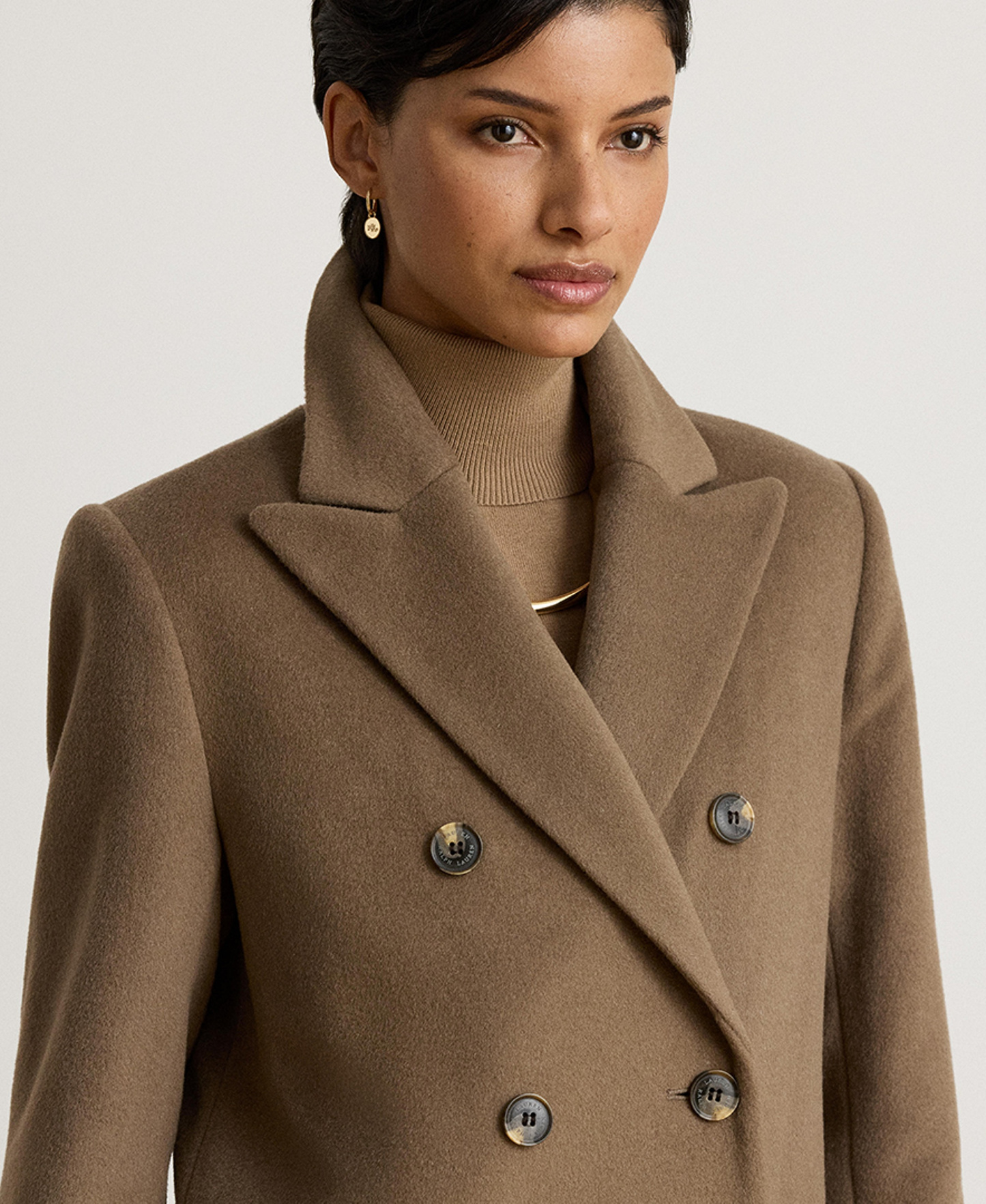 Lauren Ralph Lauren Women's Maxi Wool-Blend Coat - Truffle
