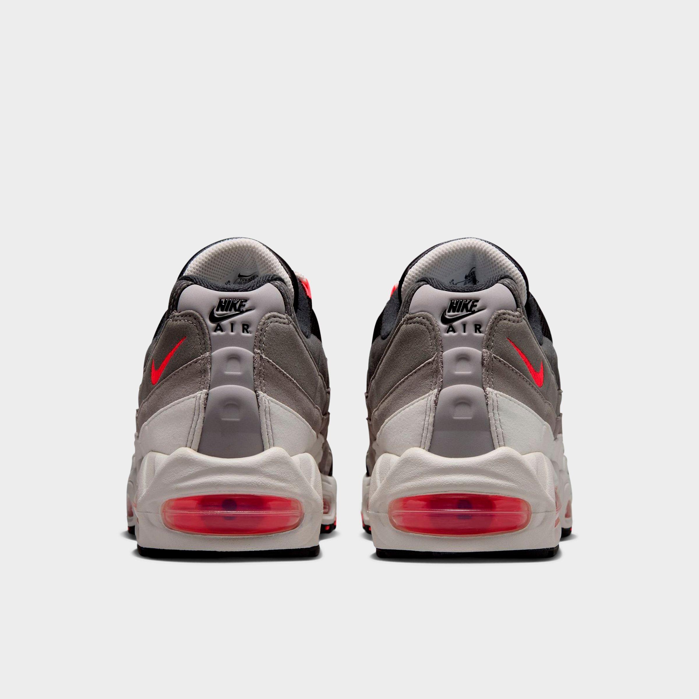 Men's Nithtke Air Max 95 Big Bubble Scorpion Casual Shoes - Part 2 - Anthracite/Solar Red/Light Graphite/Light Charcoal - Back view
