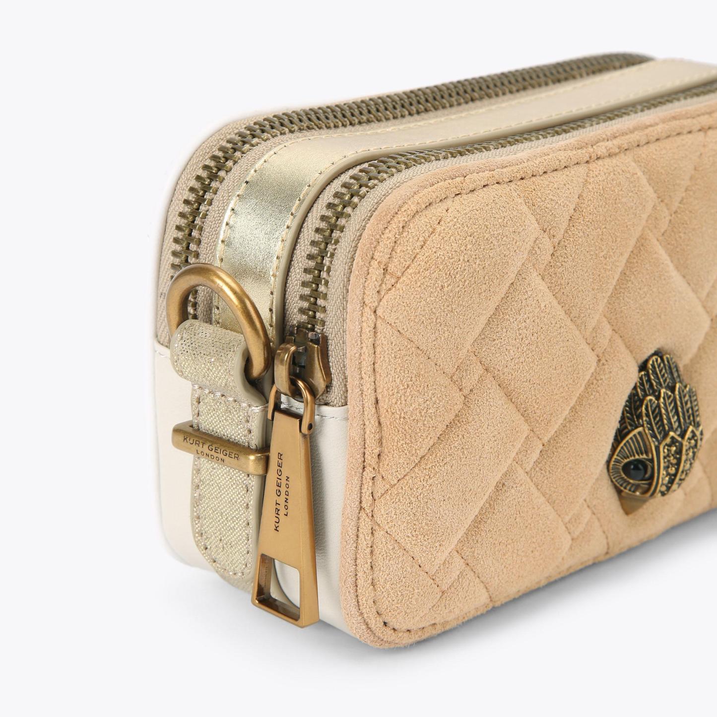 Kurt Geiger London Dual Zip Small Kensington Camera Bag - Metallics - view 6