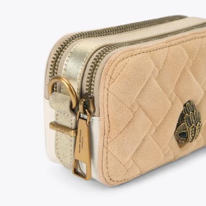 Kurt Geiger London Dual Zip Small Kensington Camera Bag - Metallics - view 6