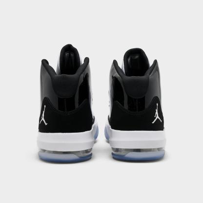 Men's Jordan Max Aura Casual Shoes - Black/White - view 4