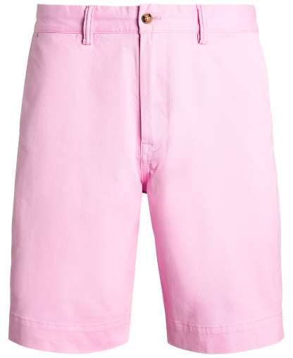 Polo Ralph Lauren Men's Stretch Classic-Fit Chino Shorts, 9" inseam - Carmel Pink