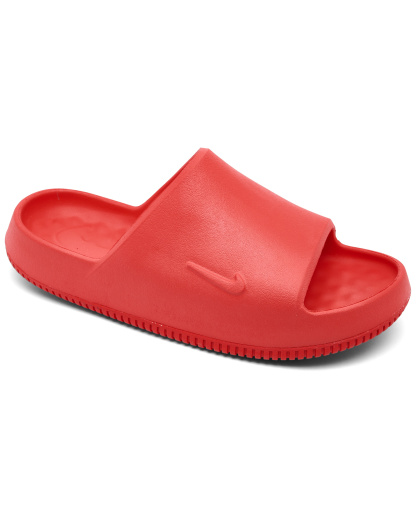 Nike Big Kids Calm 2.0 Slide Sandals from Finish Line - Light Crimson