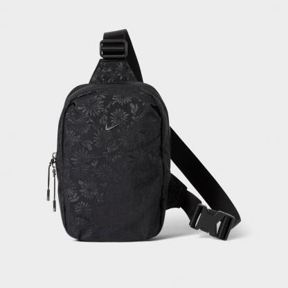 Women's Nithtke Aura Floral Crossbody Bag (5L) - Black/Gunmetal
