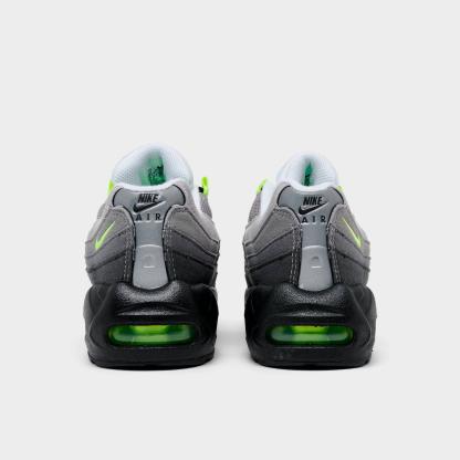 Little Kids' Nike Air Max 95 Big Bubble Casual Shoes - Black/Cool Grey/Neon Yellow