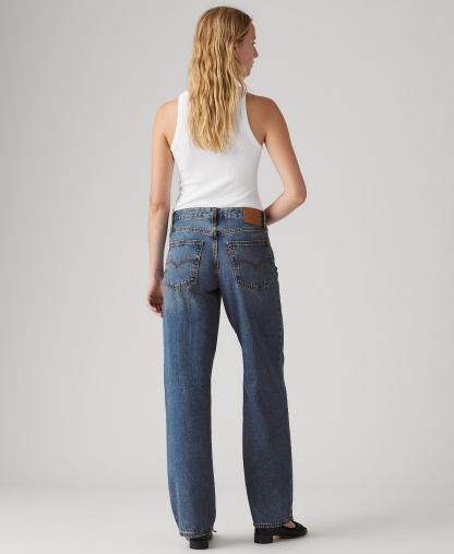 Levi's Premium Women's Mid-Rise Baggy Dad Jeans - Shes Nice