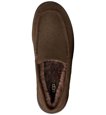 UGG® Men's Shep Suede Round-Toe Loafers - Dusted Cocoa