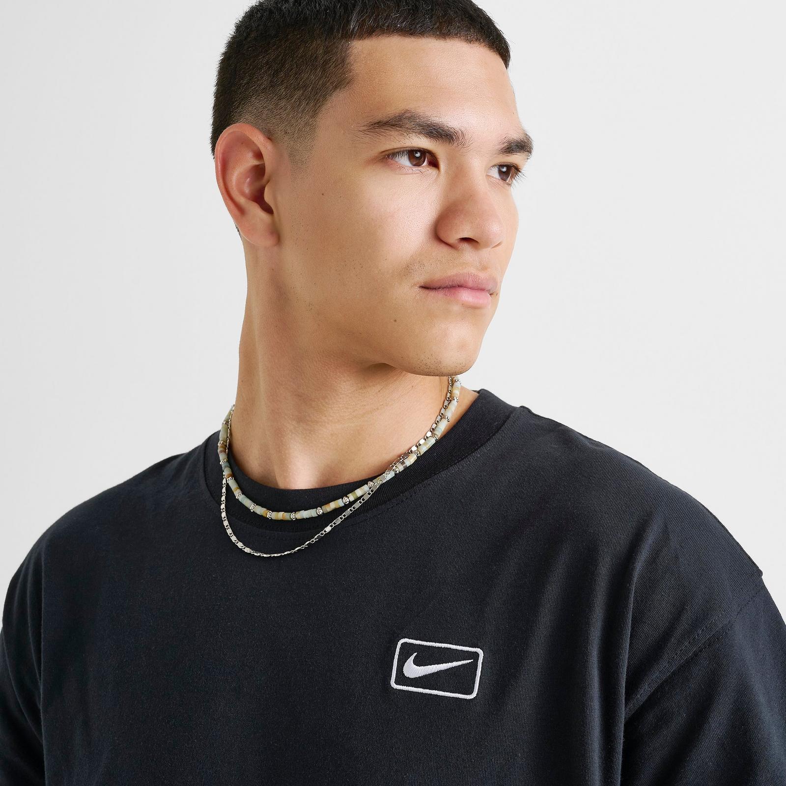 Men's Nike Sportswear Swoosh Box T-Shirt - Black