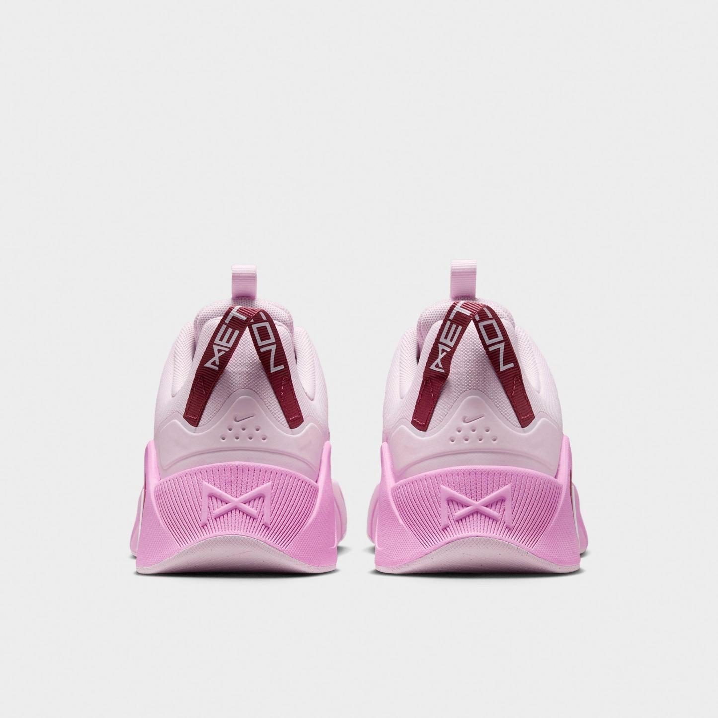 Women’s Nithtke Free Metcon 7 Training Shoes - Part 2 - Bleached Lilac/Light Magenta/Pink Smoke/White - Back view
