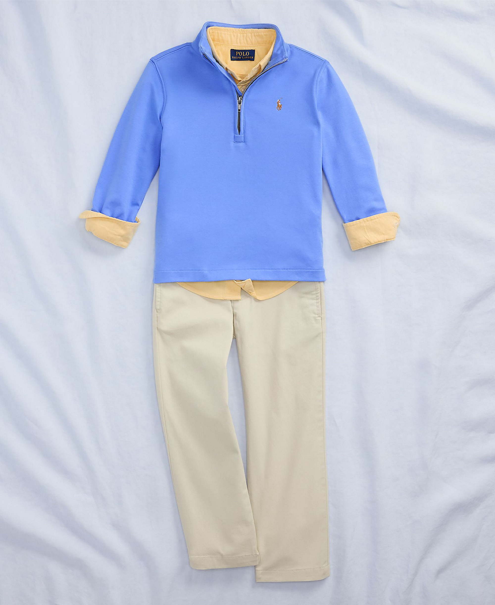 Polo Ralph Lauren Boys' 2T-7 Cotton Oxford Shirt - Yellow