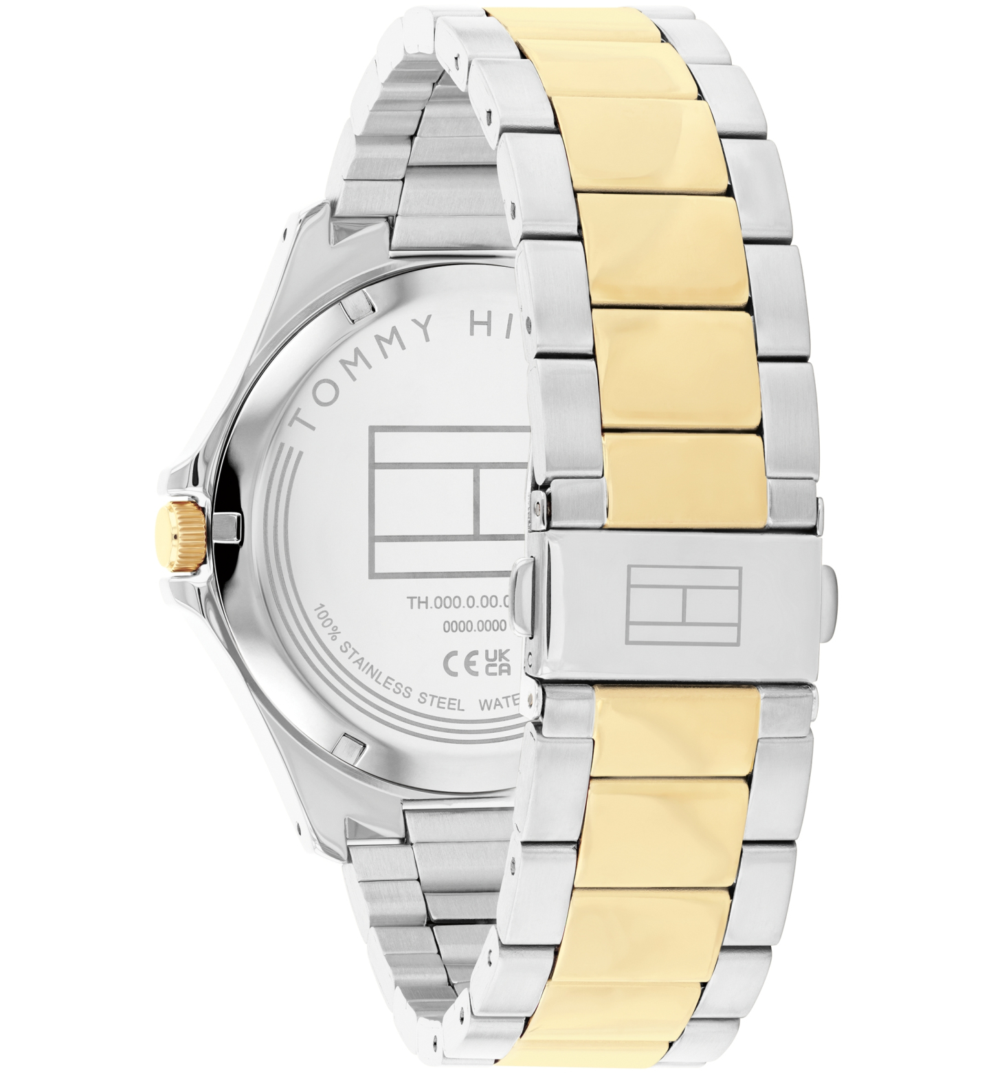 Tommy Hilfiger Men's Quartz Two Tone Stainless Steel Bracelet Watch, 42mm - Two Tone