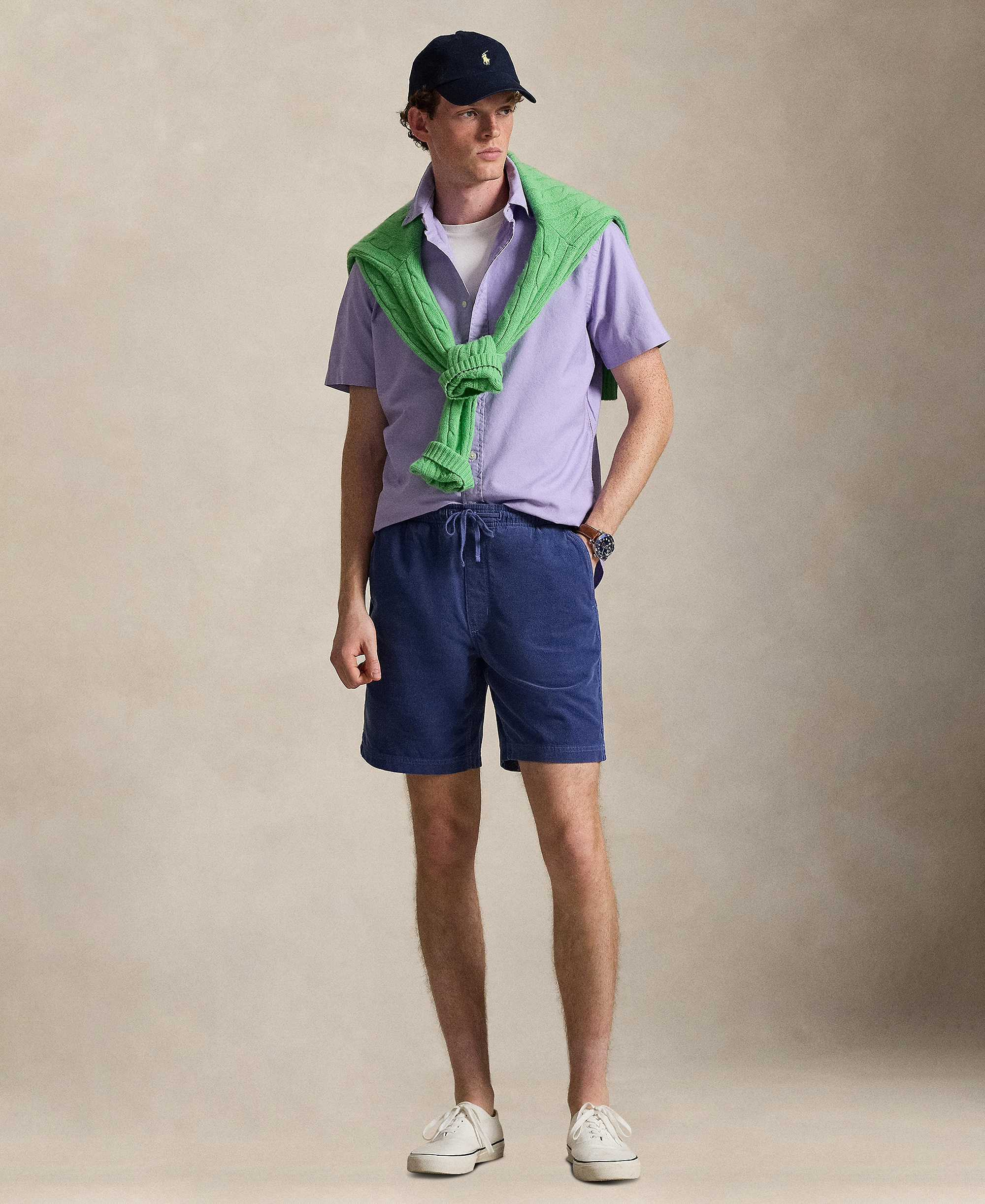 Polo Ralph Lauren Men's Garment-Dyed Oxford Shirt - Sky Lavender