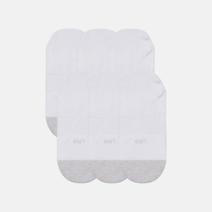 New Balance Active Invisible No Show Socks 6 Pack, LAS65211WT