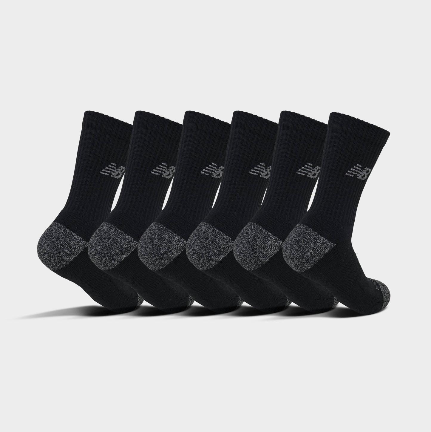 New Balance Active Crew Socks (6-Pack) - Black - view 2