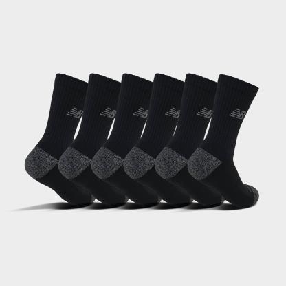 New Balance Active Crew Socks (6-Pack) - Black - view 2
