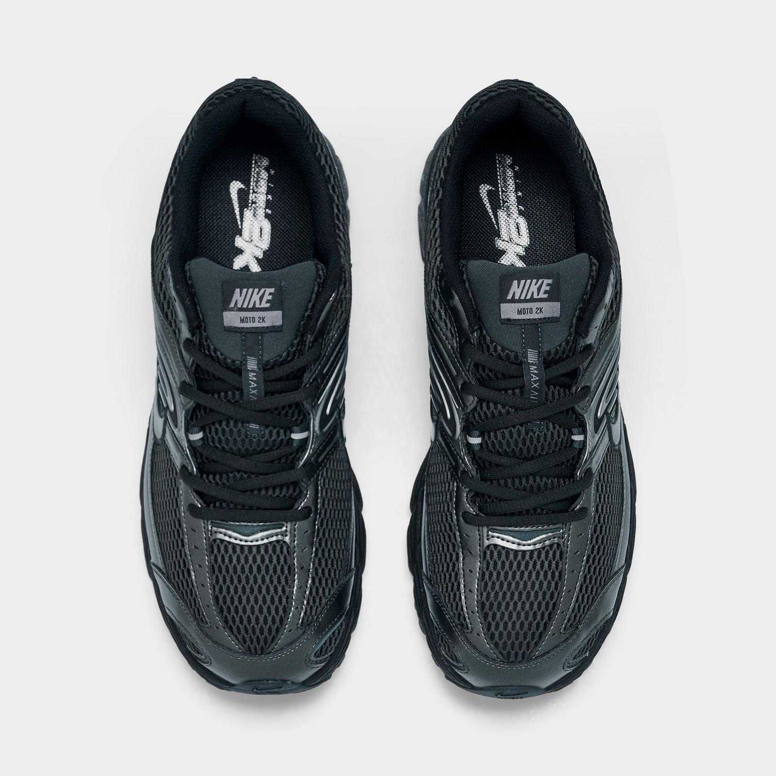 Men's Nike Air Max Moto 2K Casual Shoes - Black/Metallic Dark Grey/Dark Smoke Grey