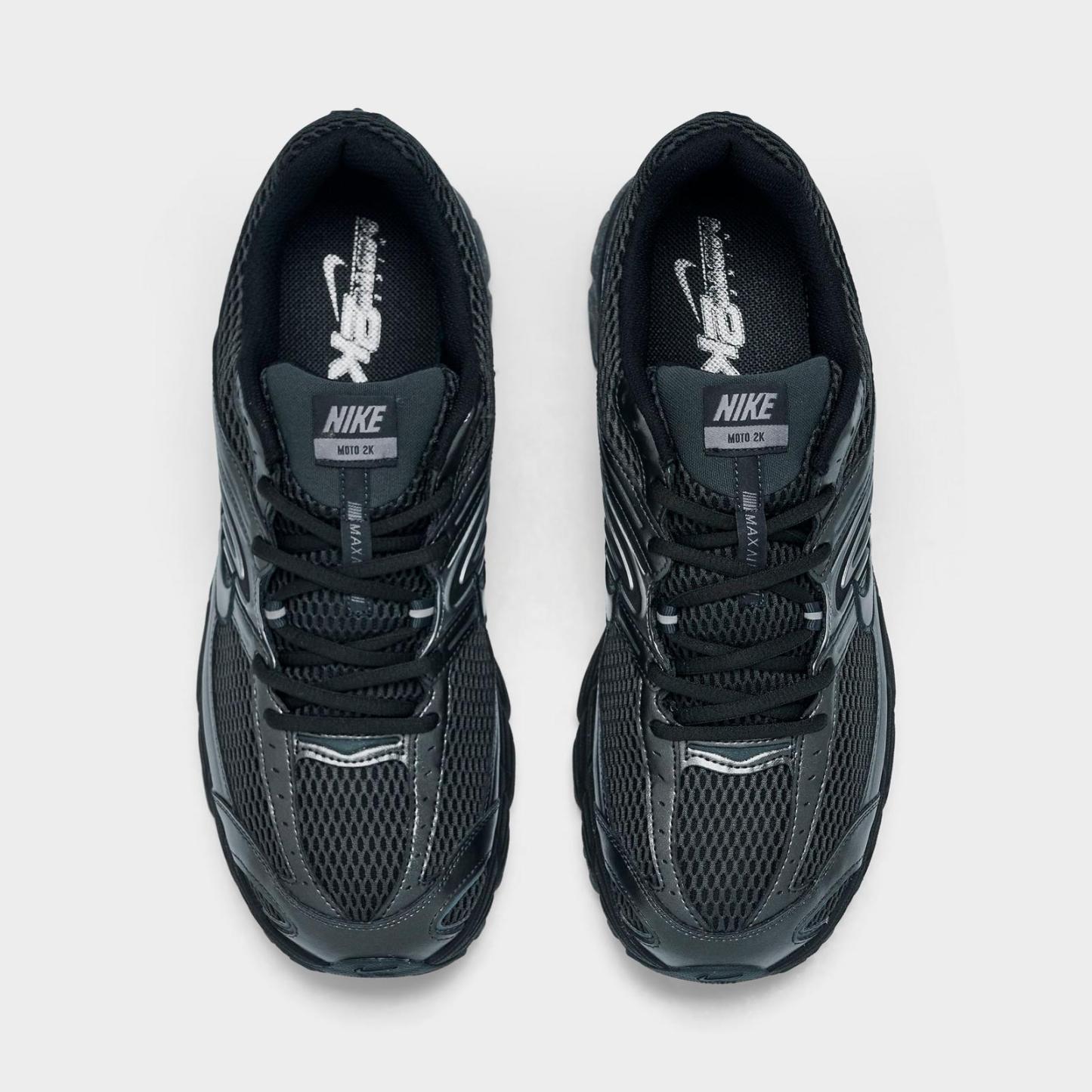 Men's Nike Air Max Moto 2K Casual Shoes - Black/Metallic Dark Grey/Dark Smoke Grey