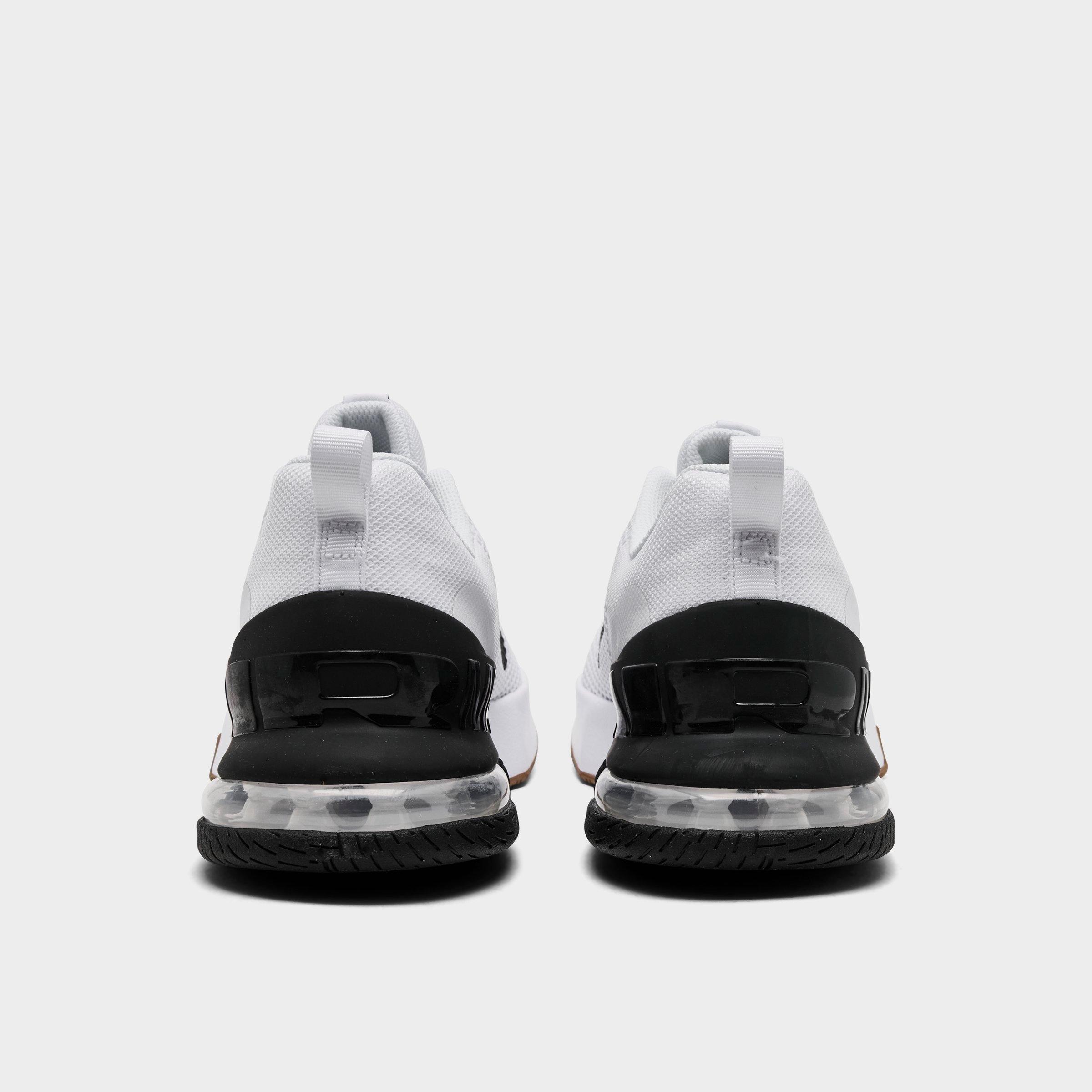 Men's Nithtke Air Max Alpha Trainer 6 Training Shoes - Part 3 - White/Black/Gum Medium Brown/White - Back view