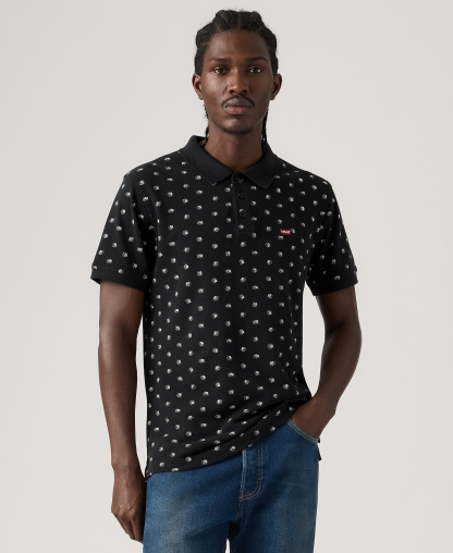 Levi's Men's Housemark Regular-Fit Polo Shirt - Black