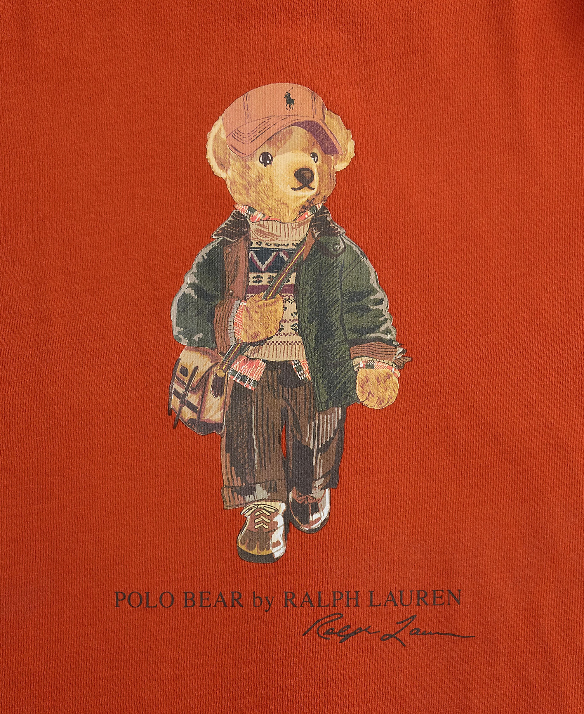 Polo Ralph Lauren Boys' 8-20 Polo Bear Cotton Jersey T-Shirt - Varsity Orange