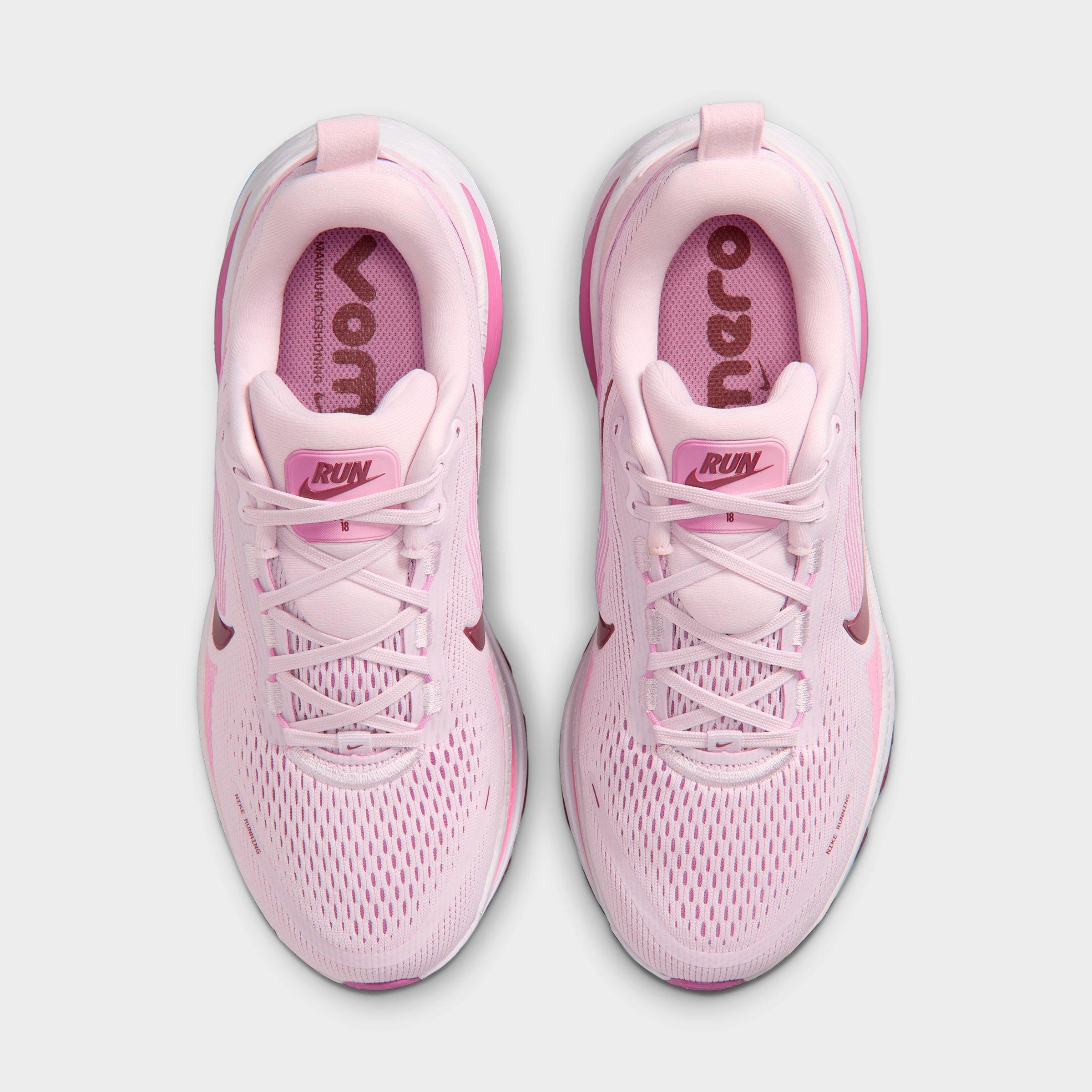 Women's Nithtke Vomero 18 Running Shoes - Part 2 - Bleached Lilac/Light Magenta/Pink Rise/Pink Smoke - Top view