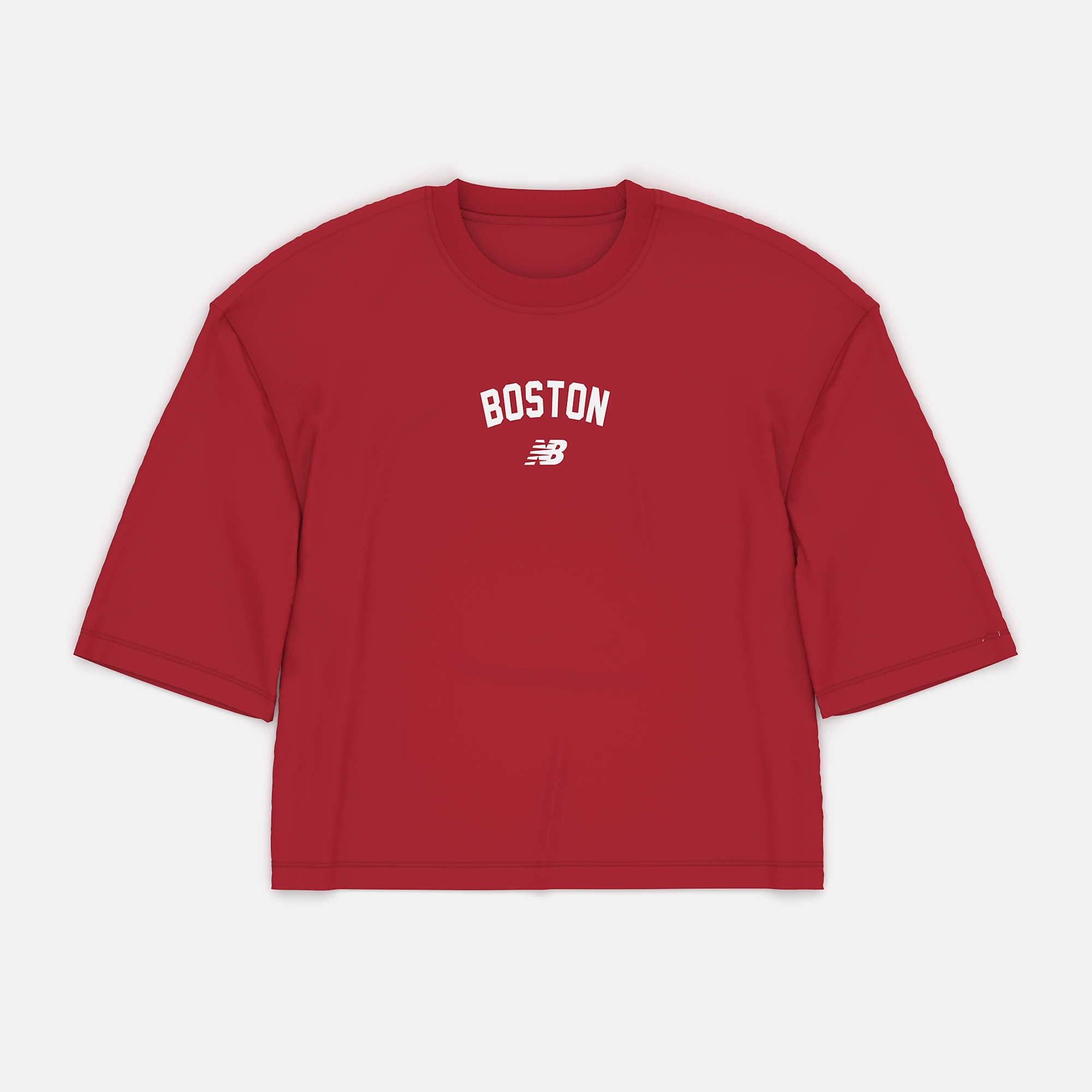 New Balance Boston City Waist Length T-Shirt, WT61W25ATRE