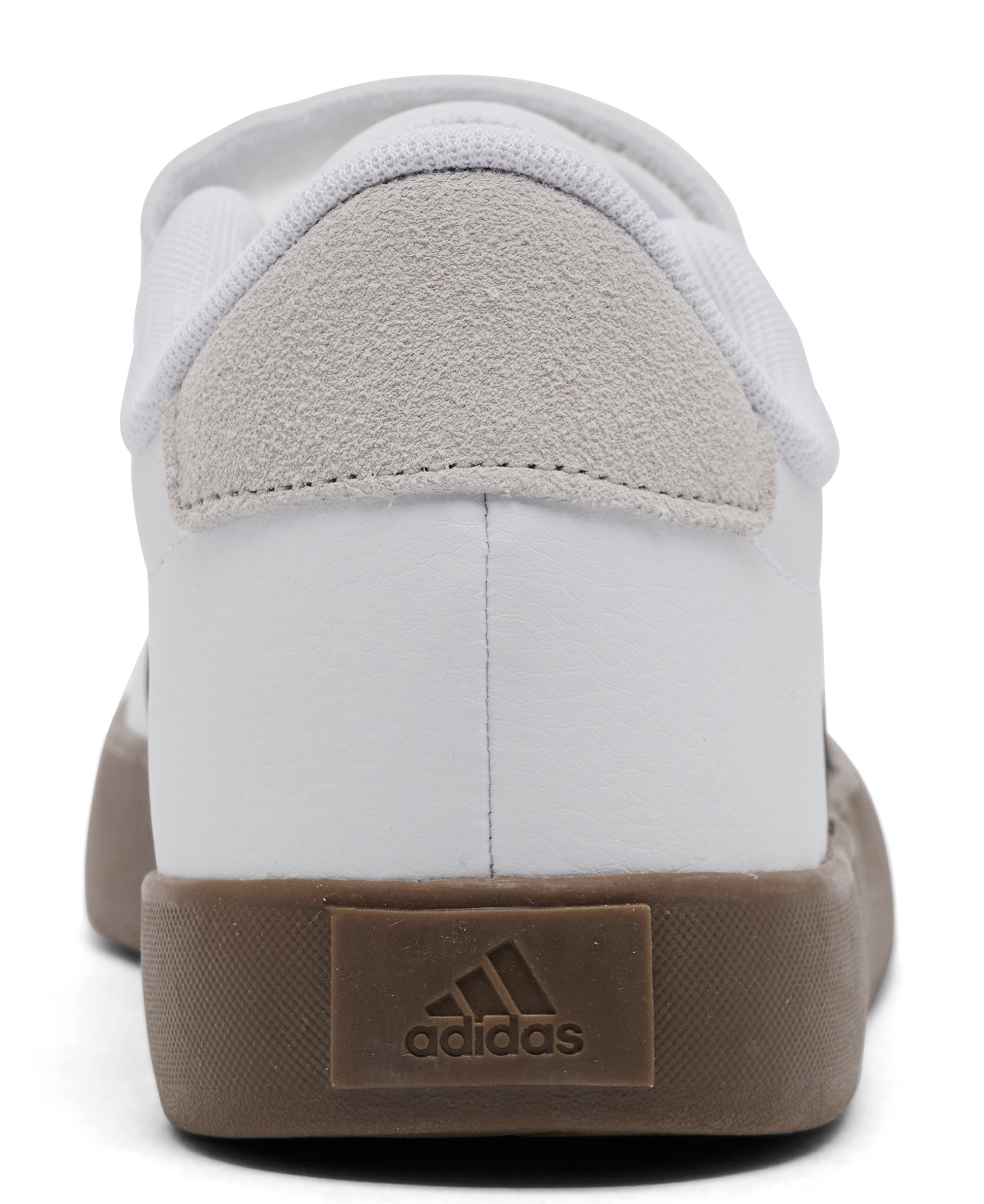 adidas Little Kids VL Court 3.0 Fastening Strap Casual Sneakers from Finish Line - White, Black