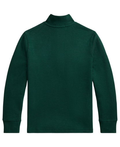 Polo Ralph Lauren Boys' 8-20 Estate Rib Quarter-Zip Sweater - Andover Heather