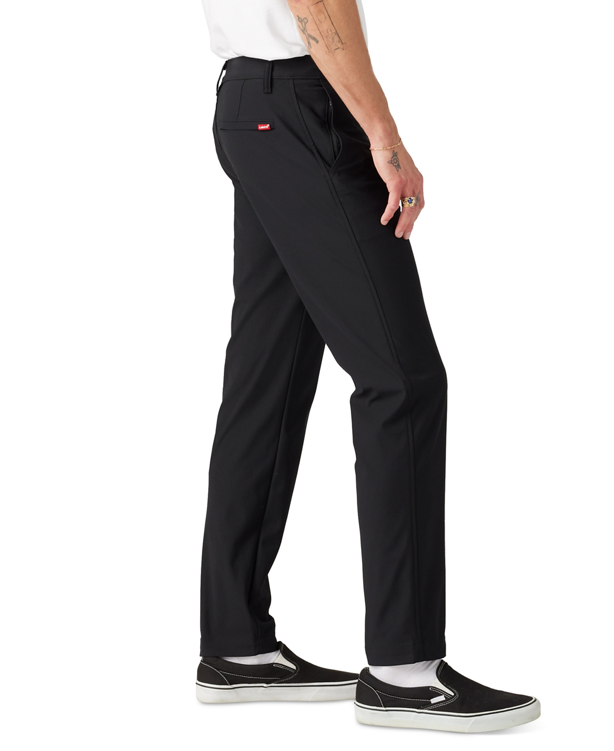 Levi's Men's XX Standard Tapered Fit Flex-Tech Chino Pants - Black Boot