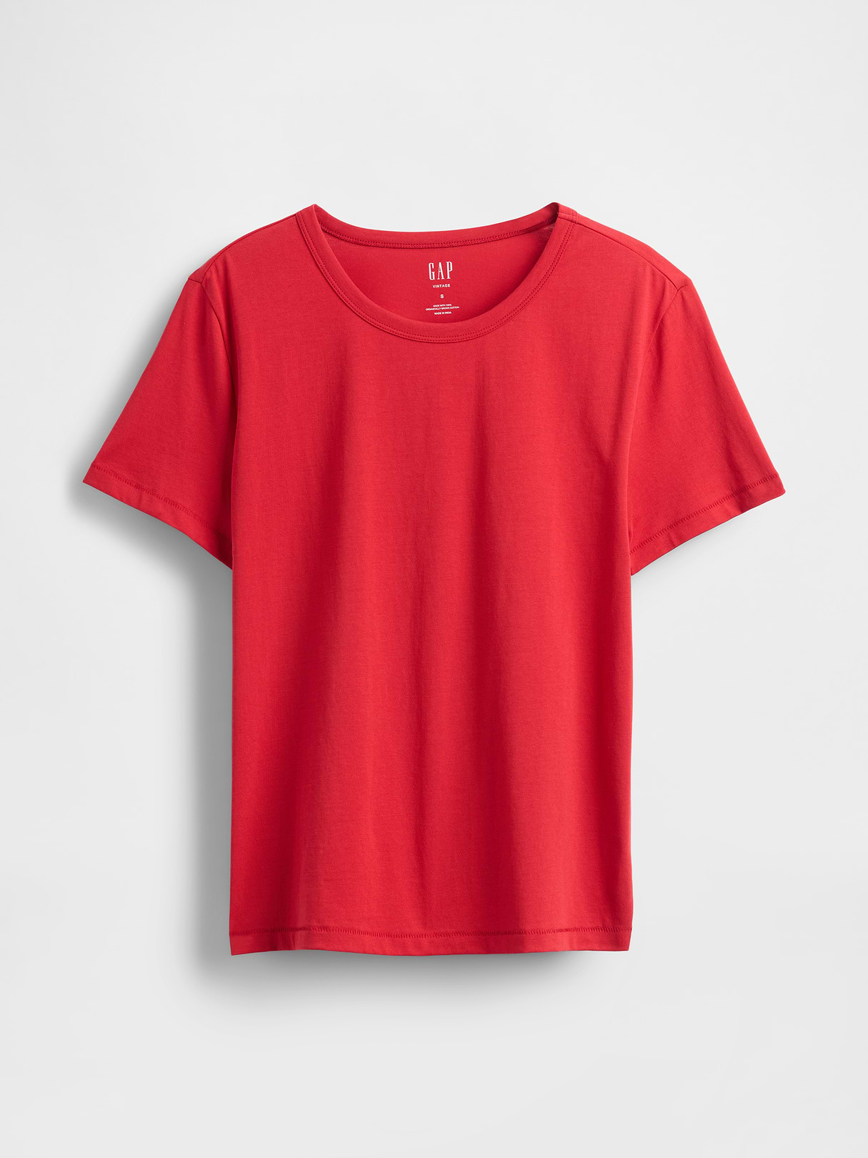 Organic Cotton VintageSoft T-Shirt - Modern red