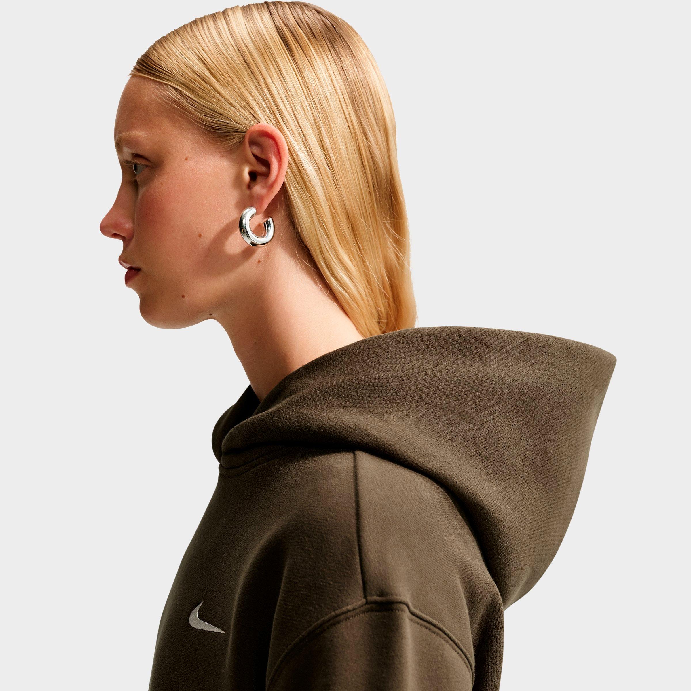 Women's Nithtke Studio Fleece Medium-Weight Pullover Hoodie - Dark Hazel/Sail
