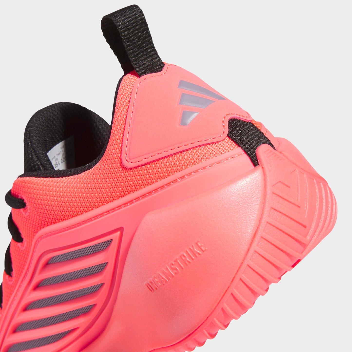 Big Kids' adidas Believe That 1 Basketball Shoes - Solar Turbo/Core Black/Slate - Detail shot