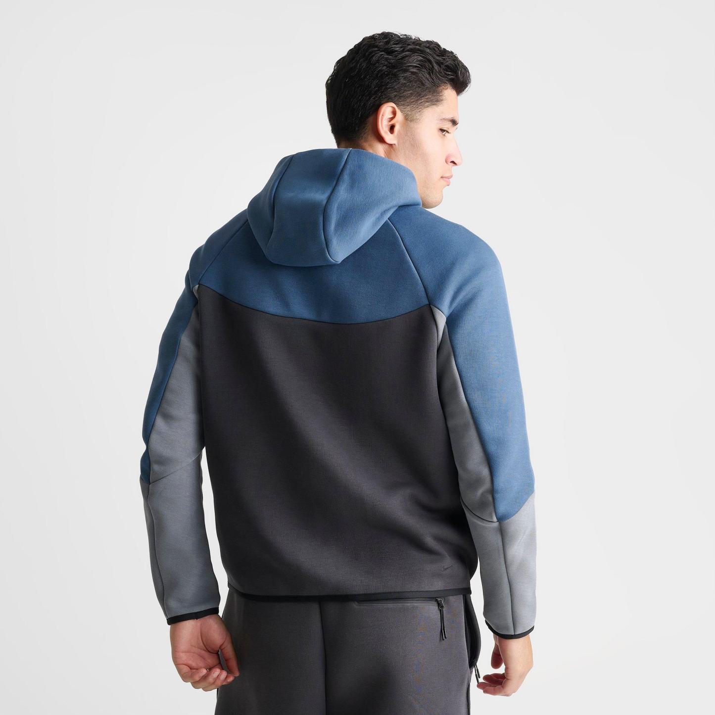 Men's Nithtke Tech Fleece Windrunner Full-Zip Hoodie - Part 1 - New Slate/Anthracite/Cool Grey/Black