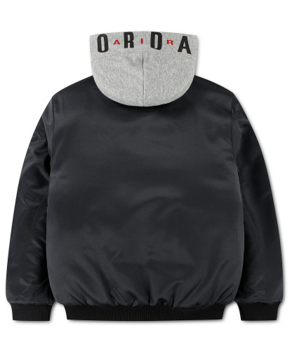 Jordan Boys' 8-20 Hooded Long-Sleeve Bomber Jacket - Dark Smoke Gray