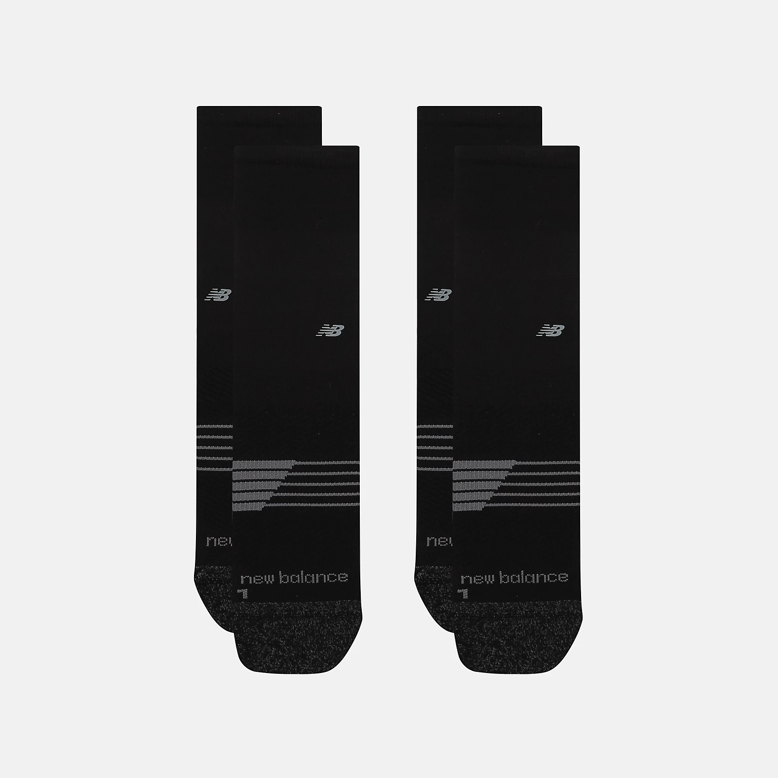 New Balance Pro Training Cushion Crew Socks 2 Pack, LAS25141BK
