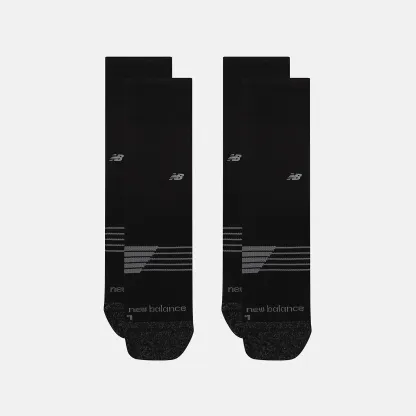 New Balance Pro Training Cushion Crew Socks 2 Pack, LAS25141BK